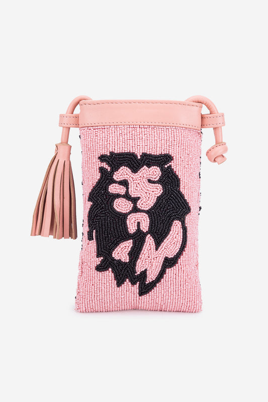 ECO-CONSCIOUS ELISA ROSE/BLACK SLING BAG ABELARDO DE MODA