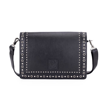 Abelardo Urban Black Sling Bag With Detachable Strap ABELARDO DE MODA