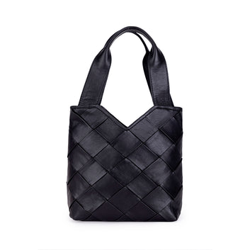 Abelardo Greased Black Tote Bag ABELARDO DE MODA