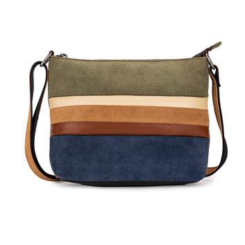 Abelardo Shearling Blue Sling Bag ABELARDO DE MODA