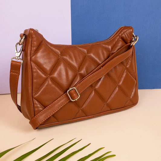 Abelardo Choclate Bar Brown Sling Bag ABELARDO DE MODA