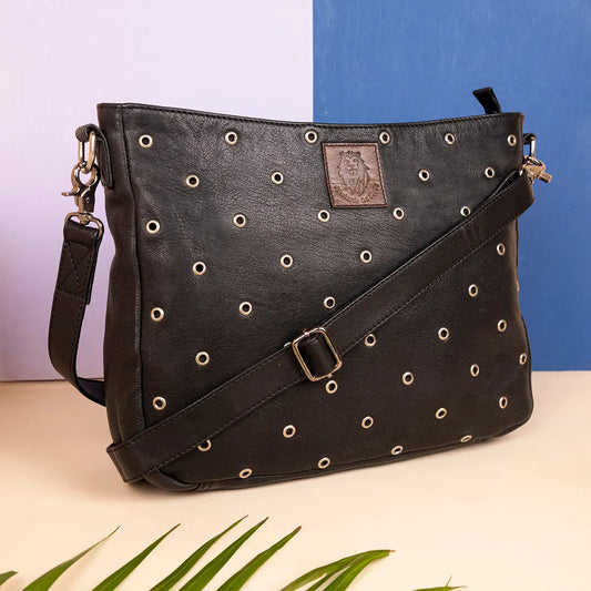 Abelardo Marshmallow Black Shoulder Bag ABELARDO DE MODA