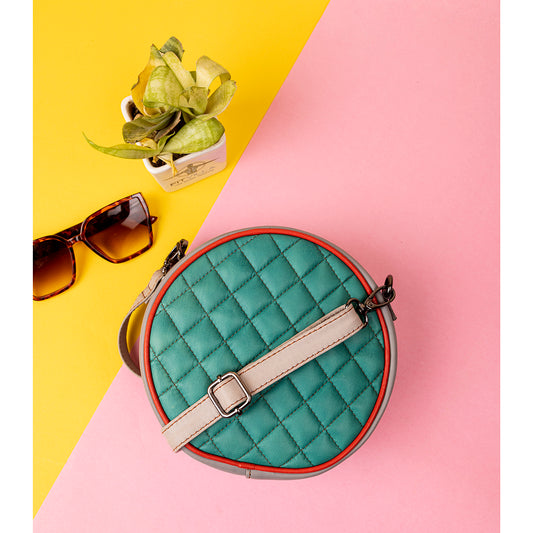 Abelardo Emily Green/Black Sling Bag ABELARDO DE MODA
