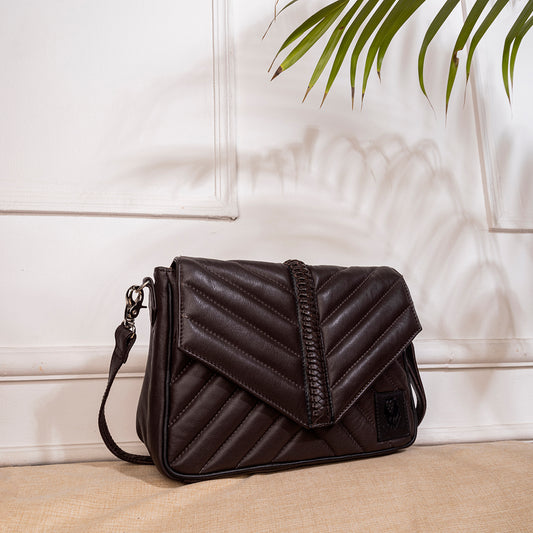 Abelardo Stella Dark Brown Sling Bag ABELARDO DE MODA