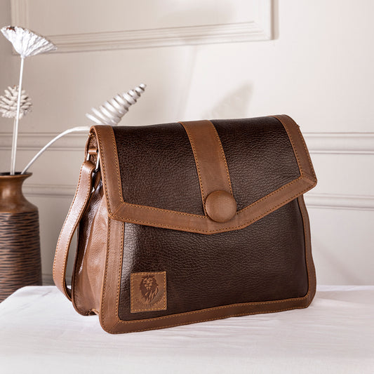 Abelardo Camera Brown Sling Bag ABELARDO DE MODA