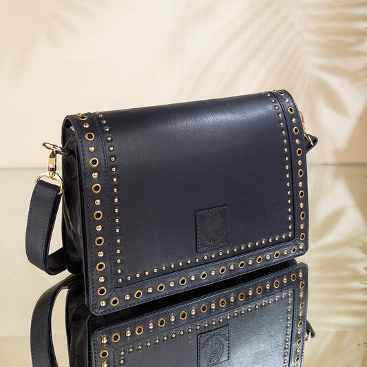 Abelardo Urban Navy Sling Bag With Detachable Strap ABELARDO DE MODA
