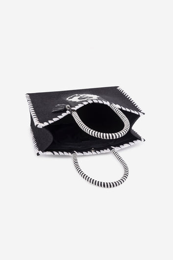 ECO-CONSCIOUS ED-RINA BLACK SHOULDER BAG ABELARDO DE MODA