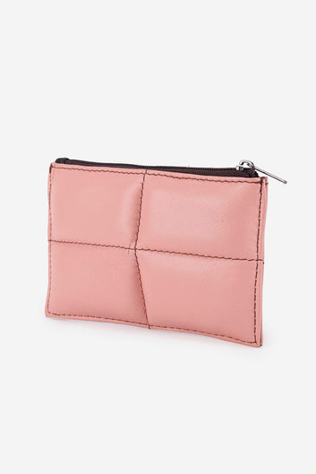 Abelardo Pochette Quilted flat Peach ABELARDO DE MODA