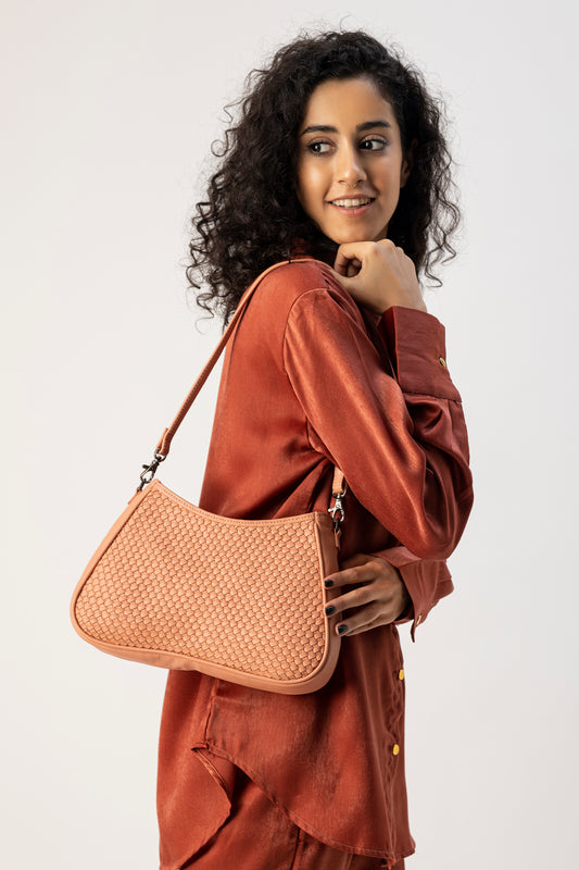 Abelardo Bellini Peach Shoulder Bag ABELARDO DE MODA
