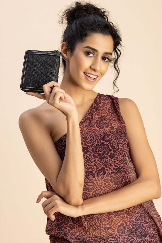 Abelardo Halley Black Wallet ABELARDO DE MODA