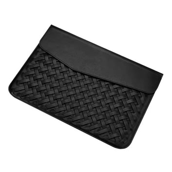 Sayaka Braided Leather Laptop Sleeve – Handcrafted in India for MacBook & 14–16″ Laptops, Premium Protection Case