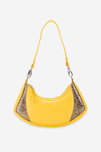 Abelardo Luna Yellow Mini Shoulder Bag Abelardo de moda