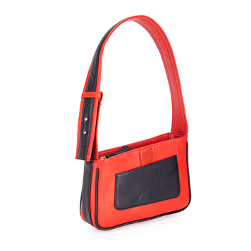 Abelardo Garden Party Red/Black Shoulder Bag