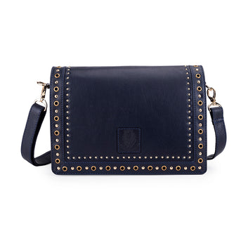 Abelardo Urban Navy Sling Bag With Detachable Strap