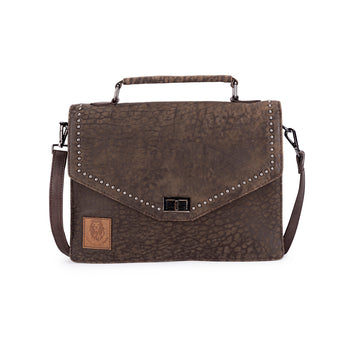 Abelardo Cedar Satchel Brown Bag With Detachable Strap