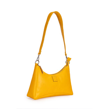 Abelardo Maria Yellow Hobo Bag