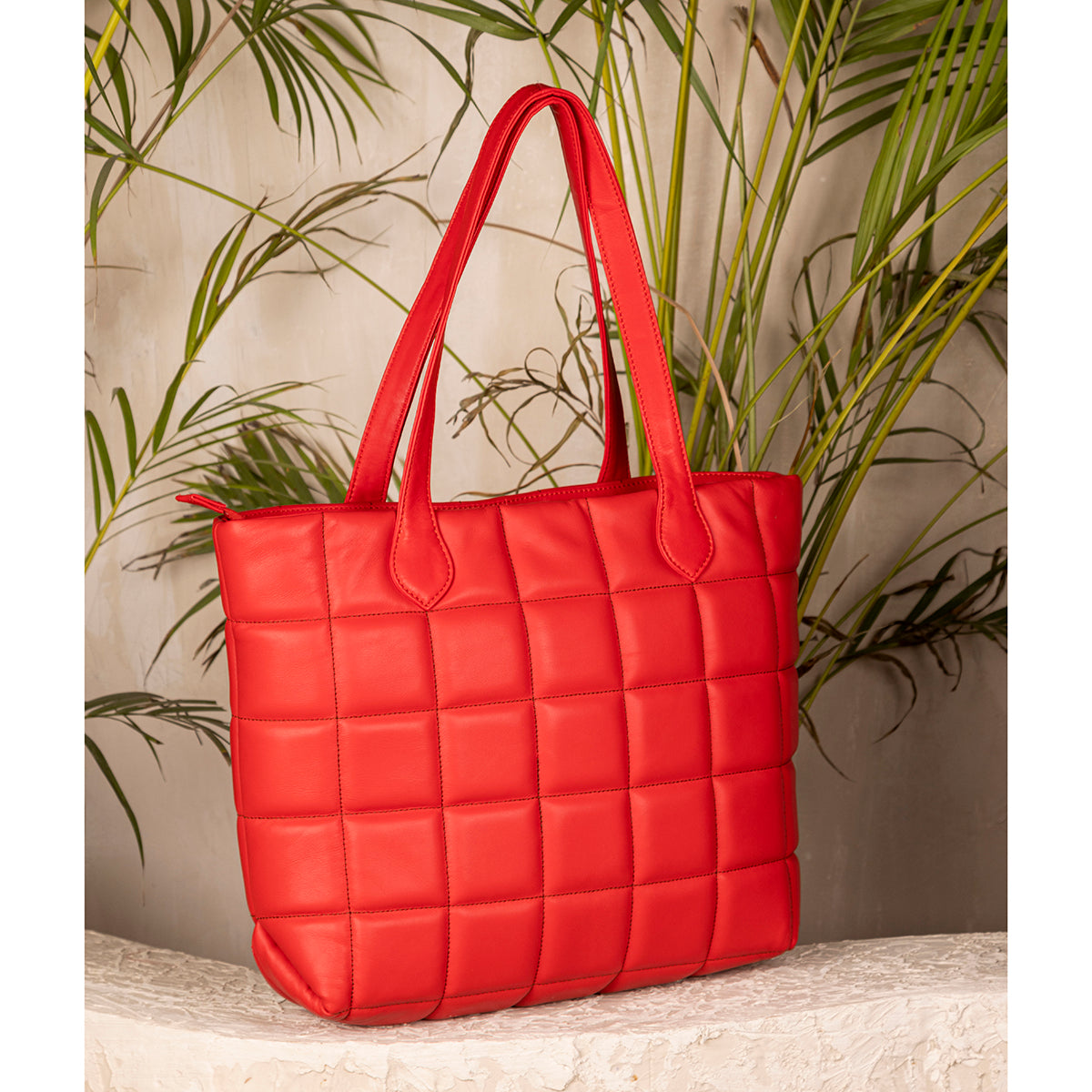 Abelardo Long Champ Red Tote Bag