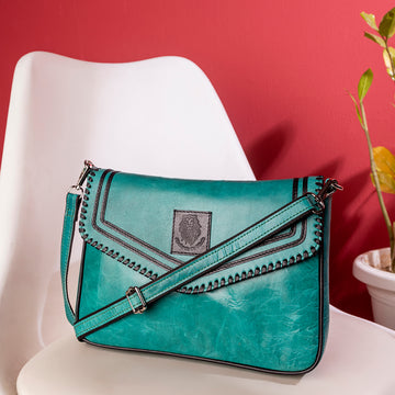 Abelardo Very Peri Teal Sling Style