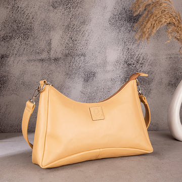 Abelardo Maria Beige Hobo Bag