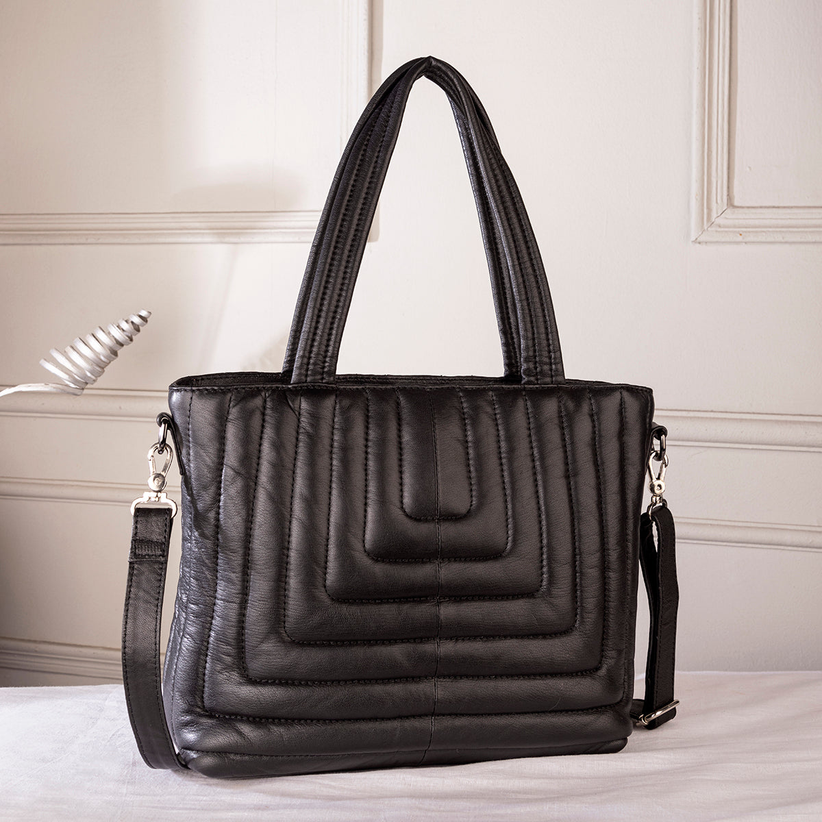 Abelardo Dreamer Black Tote Bag