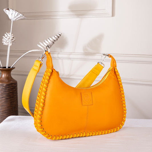 Abelardo Berlin Yellow Shoulder Bag