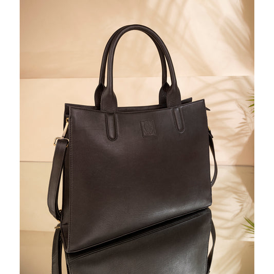 Abelardo Timeless Dark Brown Tote Bag