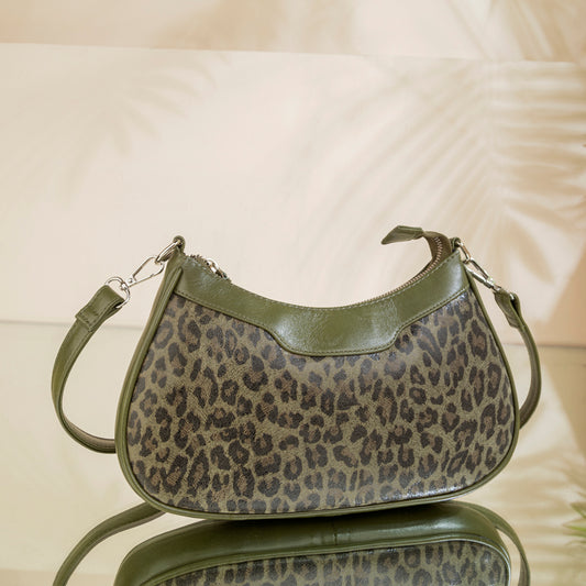 Abelardo Sassy Olive Shoulder Bag