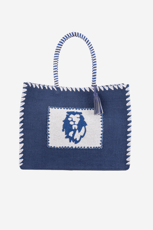 ECO-CONSCIOUS RENÉE BLUE SHOULDER BAG