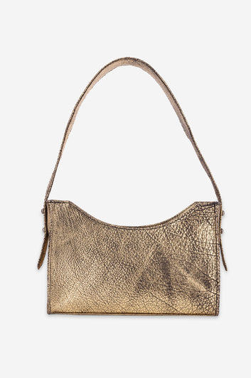 Abelardo Blair Golden Black Shoulder Bag