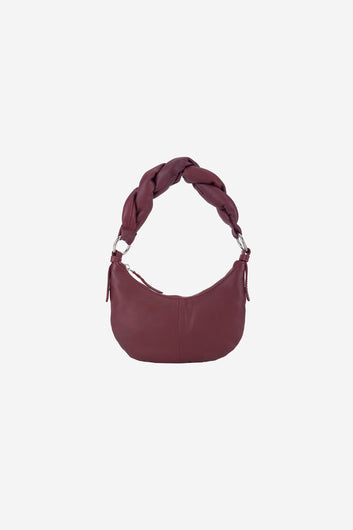 Abelardo Iris Maroon Shoulder Bag