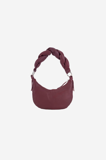 Abelardo Iris Maroon Shoulder Bag