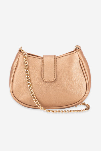 Abelardo Gibbous Gold Mini Shoulder Bag