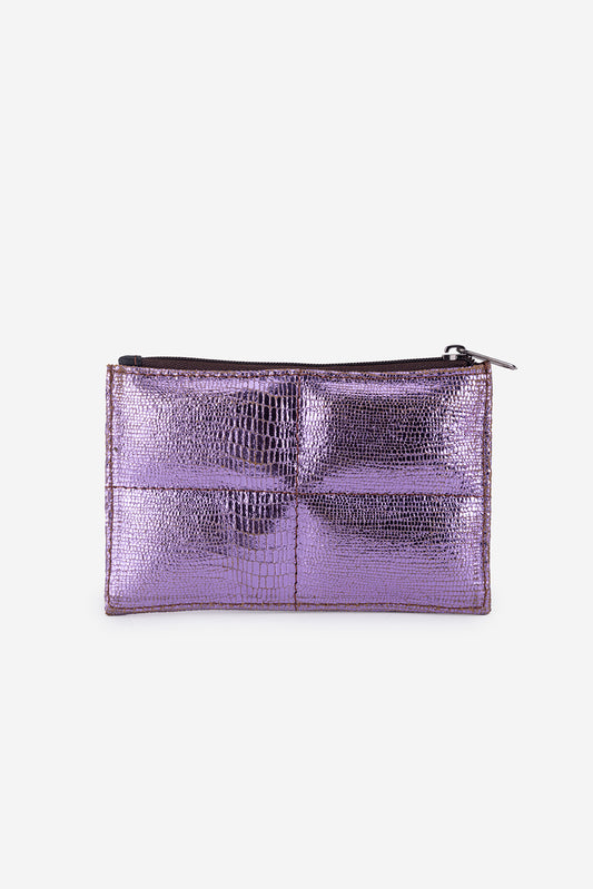 Abelardo Pochette Quilted flat Lavender