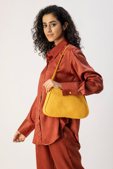 Abelardo Bellini Yellow Shoulder Bag