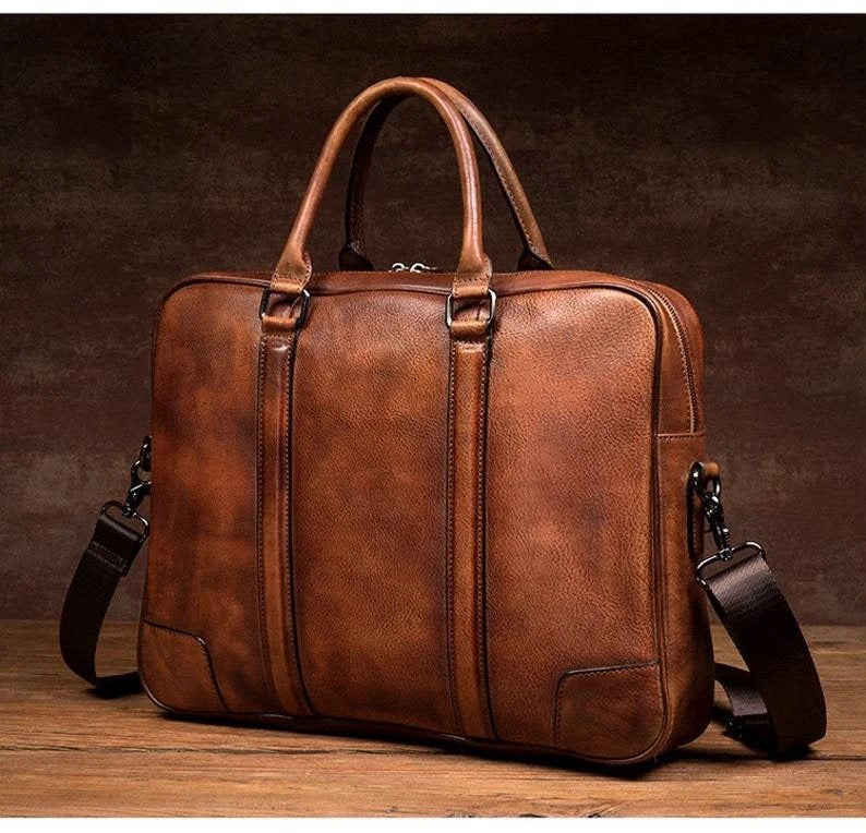 Lrenzo Leather Laptop Bag (Copy) ABELARDO DE MODA