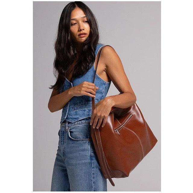 Ramona Leather Tote Bag ABELARDO DE MODA