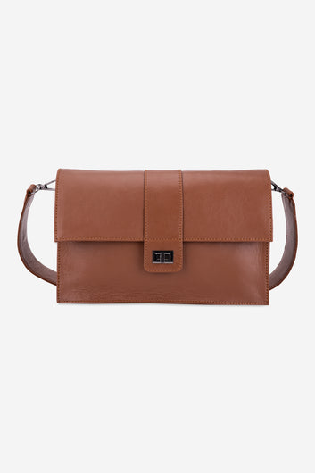 Abelardo Valencia Brown Shoulder Bag