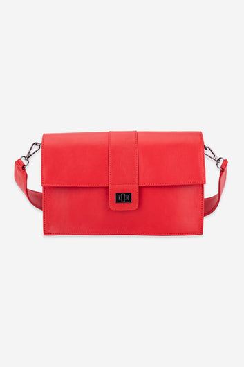 Abelardo Valencia Red Shoulder Bag